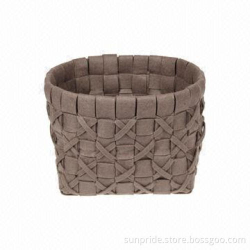 2014 New Style Hot Sale Real Craft Nonwoven Felt Basket, Dimensions 45 x 45 x 34cm